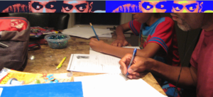 Tradition of love, support and help continues. (Friday Night Math with Dada)