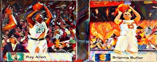 Ray Allen &amp; Brianna Butler.